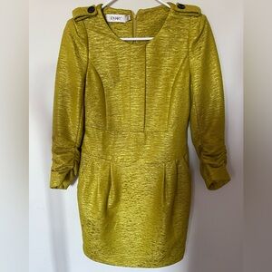 Elegant Goldie mustard  Dress